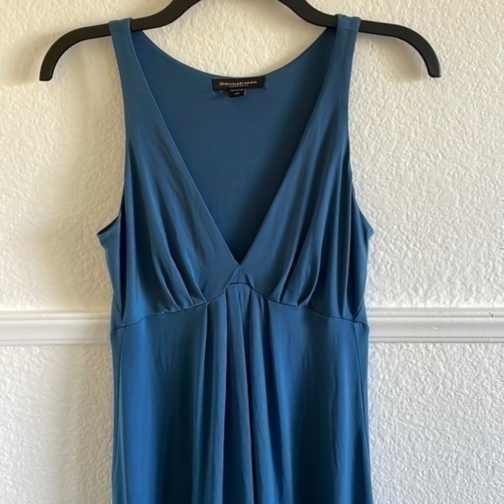 Donna Karen sleepwear nightgown xs midnight blue color stretchy